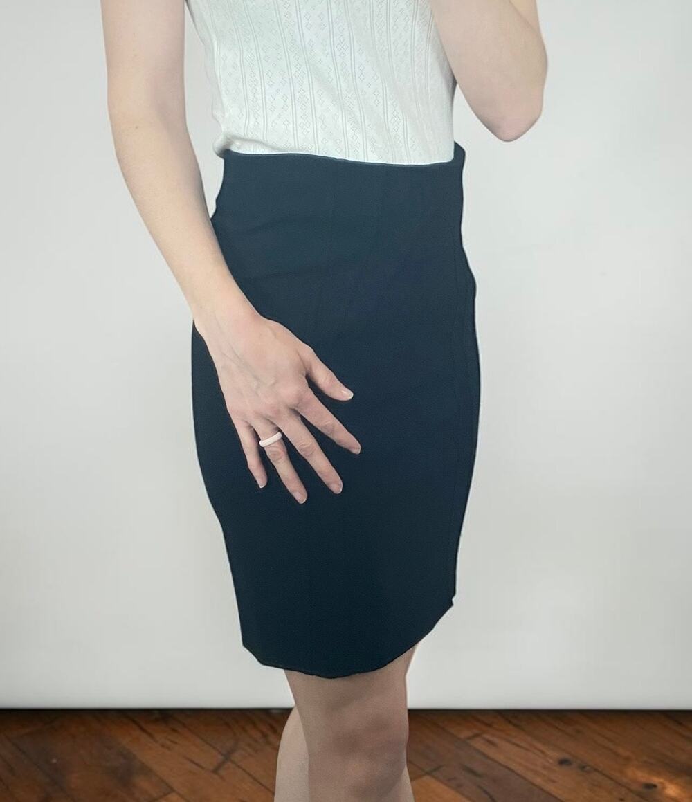 Vintage DVF Diane von Furstenberg Blake Pencil Skirt Size 0 | Y2K Office Siren